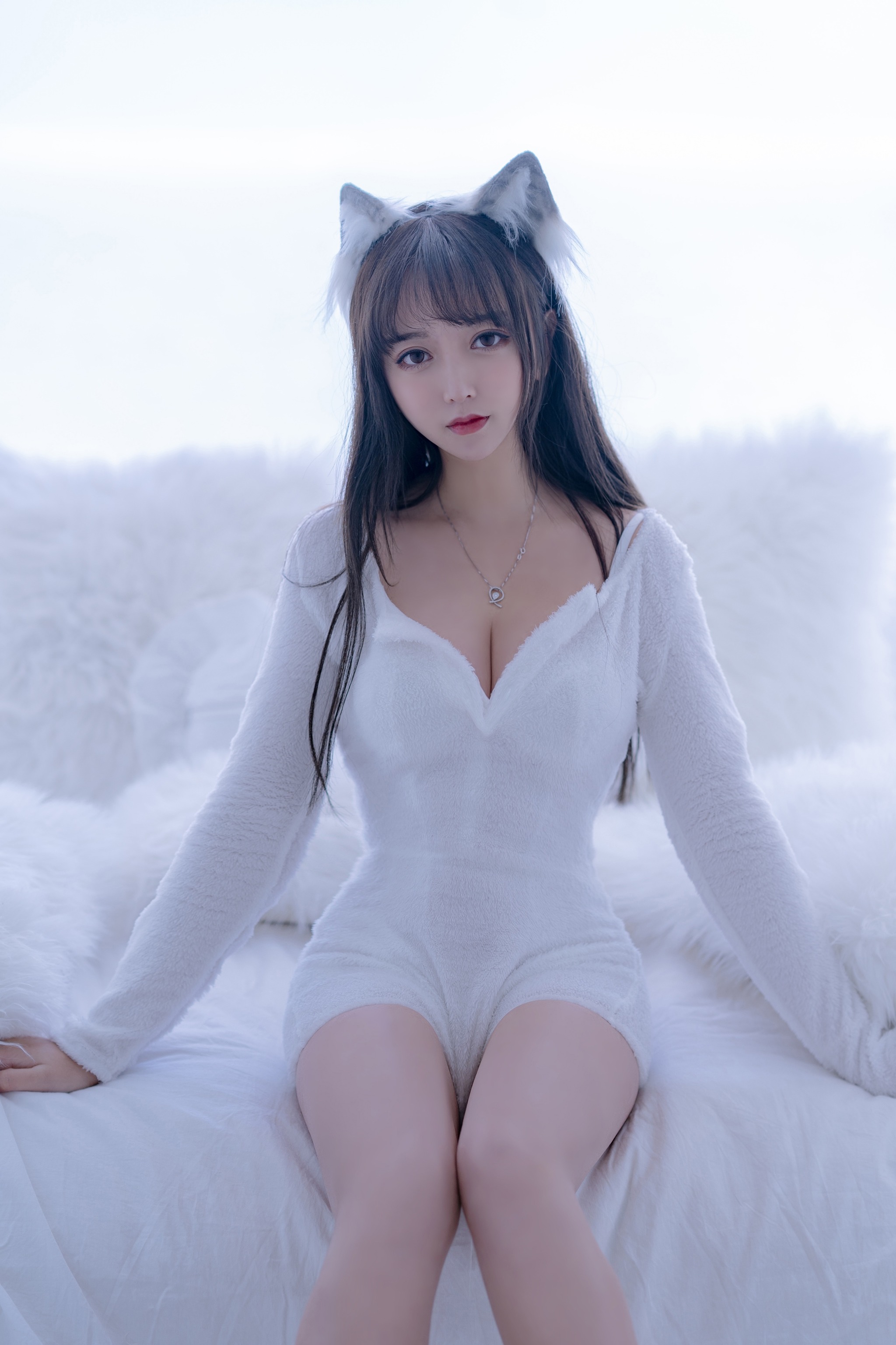 图片[1]-过期米线线喵 – NO.073 小白狼 [56P]-XikXak